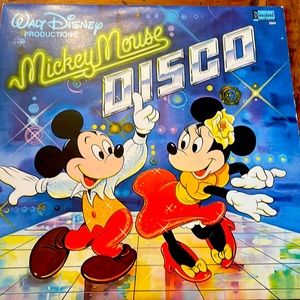 Walt Disney Mickey Mouse Disco Vinyl Record